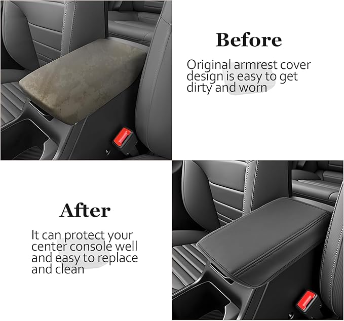 SKTU for 2026 Kia K4 Hatchback Center Console Cover for 2025 2026 Kia K4/ 2026+ Kia K4 Hatchback Armrest Cover Kia K4 2025 2026 Accessories Soft Console Cushion 2026 K4 Hatchback Seat Box Pad