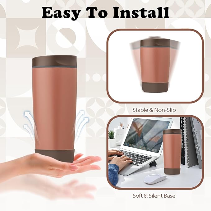 2Pcs Silicone Boot for Owala SmoothSip Slider Coffee Tumbler 20oz 12oz, Anti-Slip Sleeve for Travel Coffee Mug, Protective Accessories for Owala BPA Free (Cozy Cocoa)