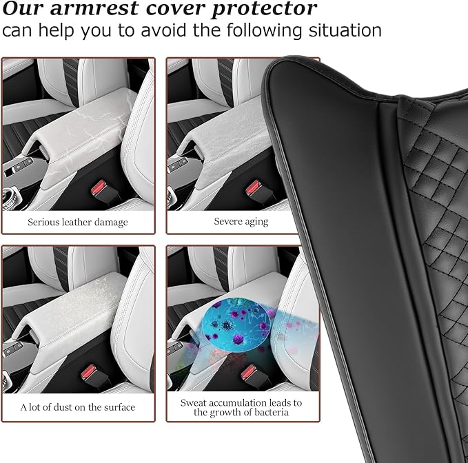 SKTU for 2025 2026 Mitsubishi Outlander Center Console Cover for 2025 2026 Mitsubishi Outlander Armrest Cover Mitsubishi Outlander 2025 2026 Accessories Console Cushion 2025+ Outlander Seat Box Cover