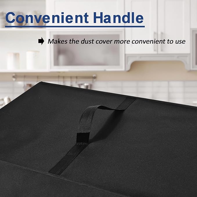 Dust cover for Keurig Single Serve K-Cup Pod Coffee Maker, Heavy Duty Waterproof Coffee Machine Cover for Keurig K-Express, K-Mini and K-Iced Single Serve K-Cup Pod Coffee Maker (Black)
