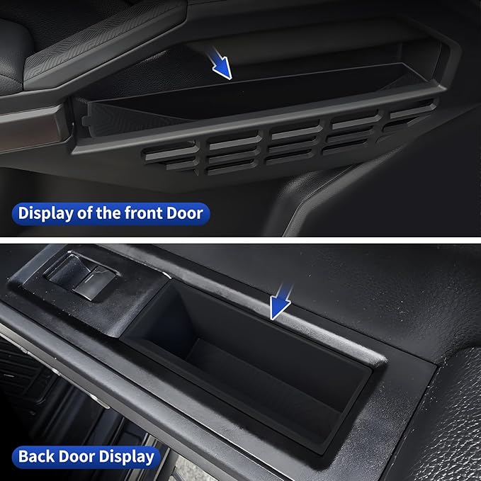 Toyota Car Door Container for 2024 2025 2026 Toyota Tacoma Car Door Pocket Tray Silicone Storage Bag Interior Modification Accessories (Car Door Storage Box)