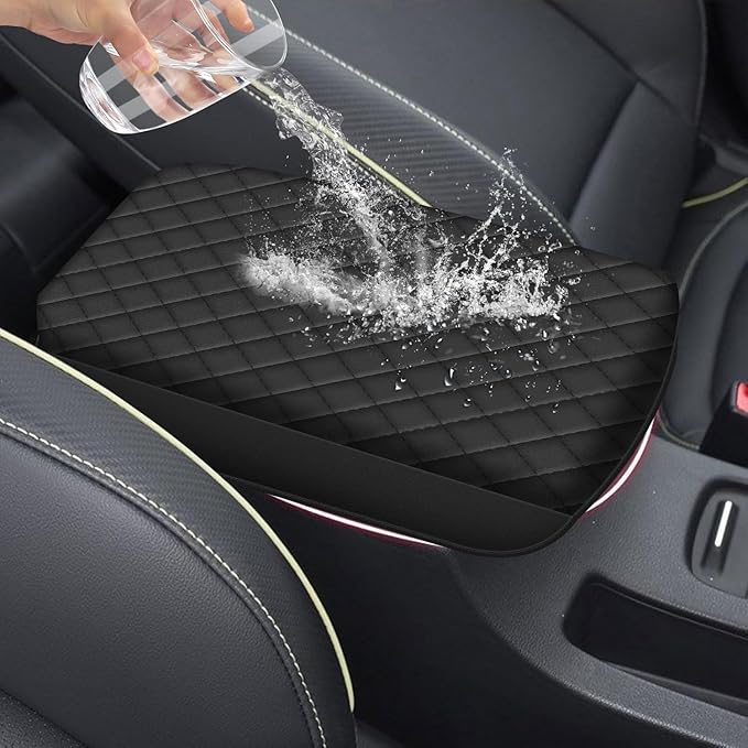 AOMSAZTO Console Pad for 2018 2019 2020 2021 2022 2023 Kona Armrest Pad for Kona Black