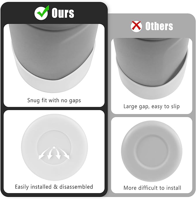 Mokoart Silicone Boot Compatible with Owala Kids Water Bottle 16/14 oz, Anti-Slip Rubber Bottom Protective Sleeve for Owala Kids FreeSip 16oz, Accessories for Owala Kids Flip 14oz