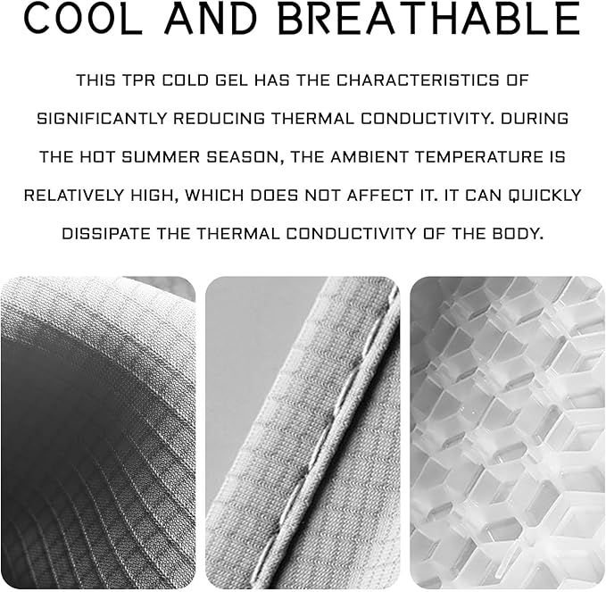 Car Seat Cover Cushion, Seat Protector Pad, Gel Chair Cushion for Front & Back Seats, Universal Non-Slip Breathable Comfortable Chair Covers for Cars SUVs Trucks Office Wheelchair (Gray)