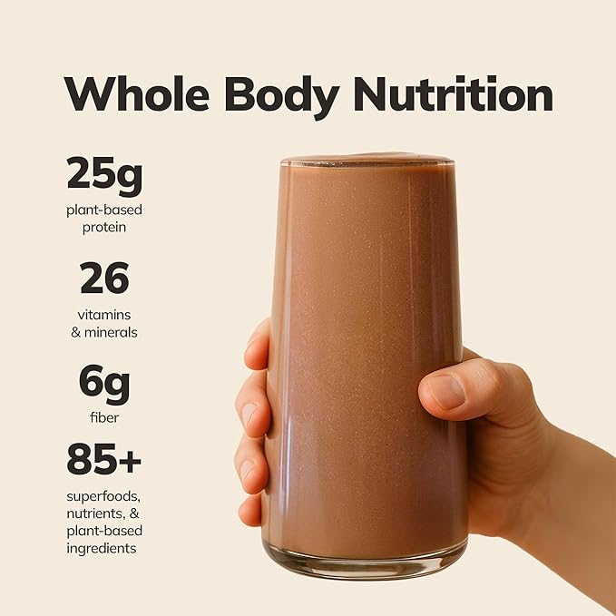 Ka’Chava All-In-One Nutrition Shake Blend, 5 Flavor Sample Pack, 5 Servings, 85+ Superfoods & Nutrients, Meal Replacement, Greens Plant-Based Superfood Powder Protein Drink, Digestive Enzymes & Probiotics, Vegan Dairy Gluten Free