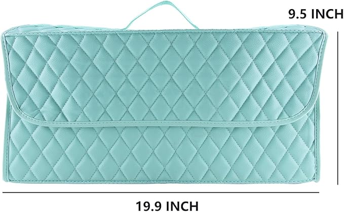 Trunk Organizer for Car,Foldable Car Organizer Back Seat,Tool Storage Organizer for Suv,Car Trunk Organizer and Storage for Sedan (Leather-Green, 19.9 inch*9.5 inch)