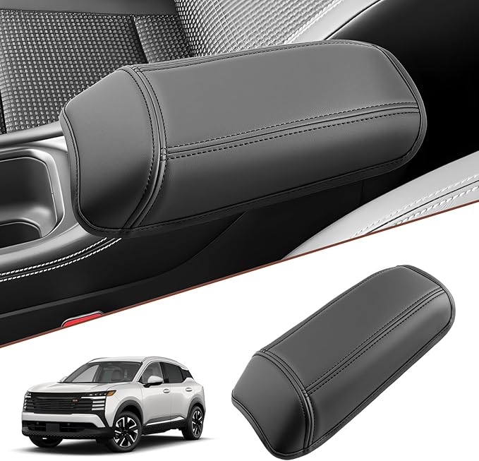 SKTU for 2025 2026 Nissan Kicks Center Console Cover for 2025 2026 Nissan Kicks (S/SV/SR) Armrest Cover Nissan Kicks 2025 2026 Accessories 2025 2026 Kicks Soft Console Cushion-Durable