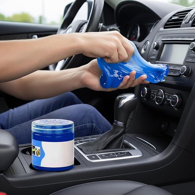 2-Pack Auto Detailing Gel, Car Cleaning Gel for Cleaning Vents & Buttons, Reusable Putty for Interior Surfaces
