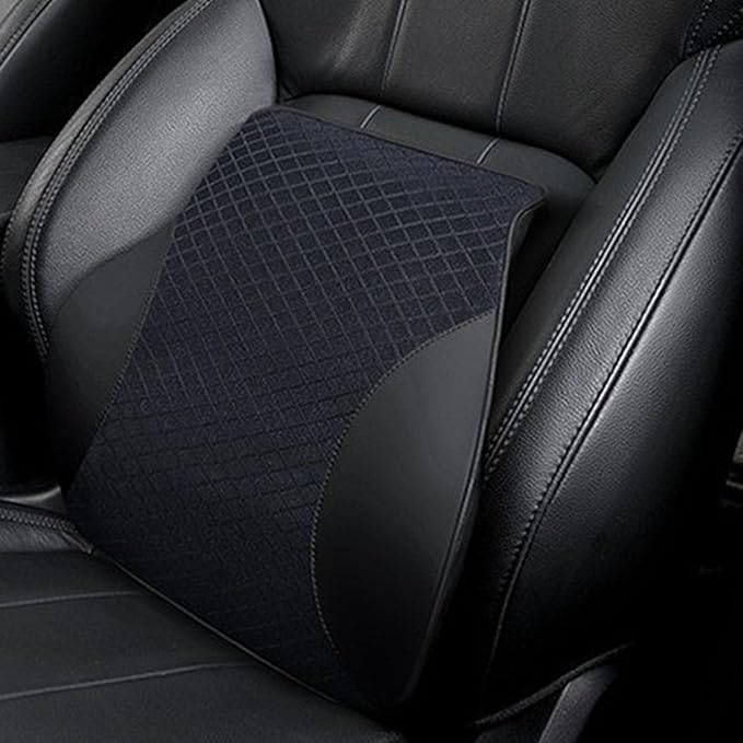 Car Headrest and Lumbar Support Pillow for Honda Civic 2012-2026 Seat Back Cushion Neck Pillow Driving Support Cushion Interior Accessories,1 Lumbar Support-Black Style
