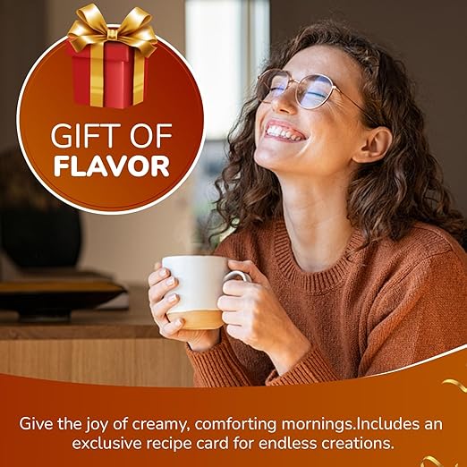 Masterpax Breakfast Club Gift Set – Contains Two 11 oz Bottles of Powdered Coffee Creamer Original Flavor + Exclusive Masterpax Mystery Recipe Card – Curated & Shrink-Wrapped