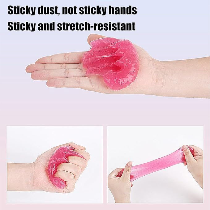 Car Cleaner Gel - Car Wash Interior Dust Remover Glue - Automotive Dust Crevice Cleaner, Slime Auto Air Vent, Cleaning Putty for Keyboard