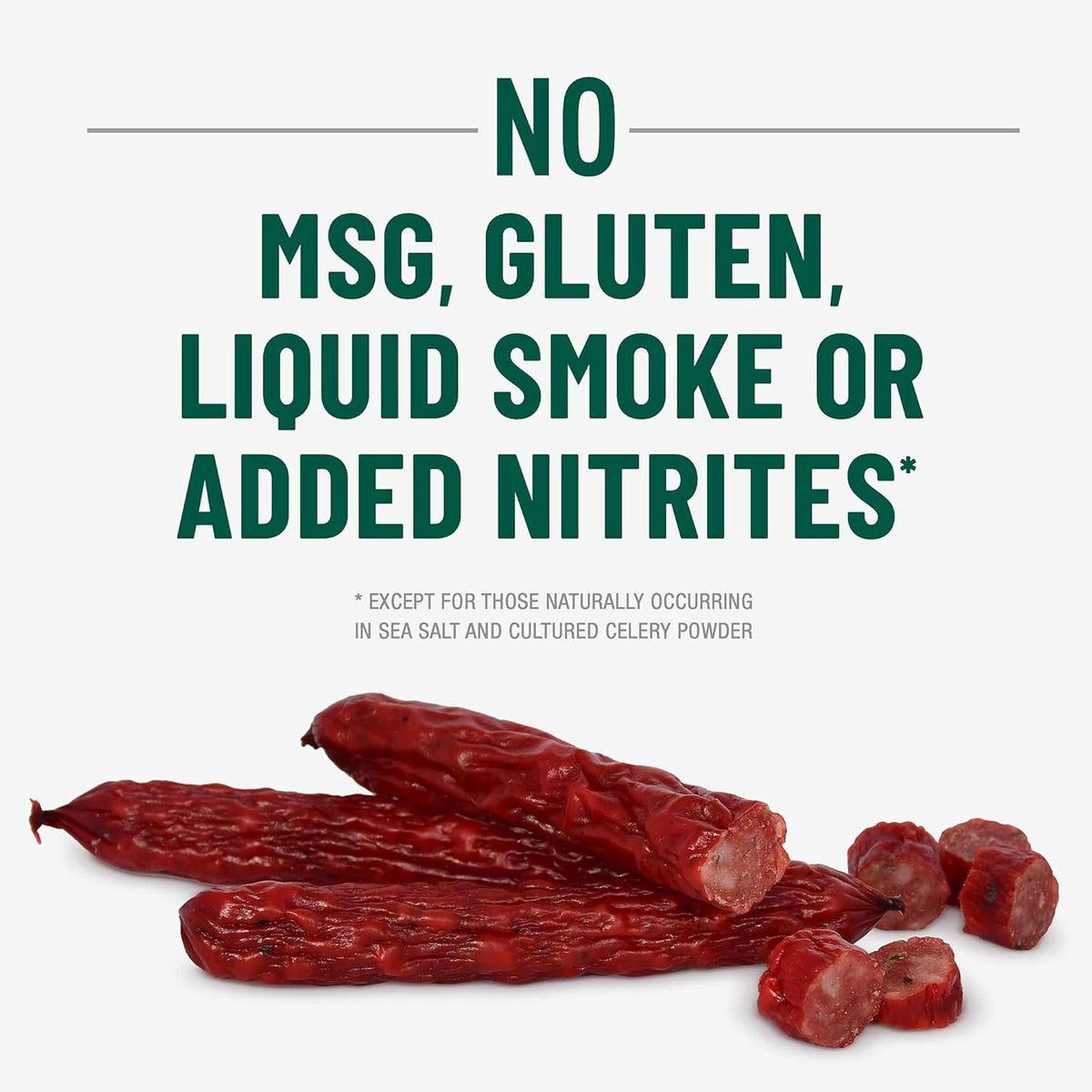 Duke's Pork Chorizo & Lime Smoked Shorty Sausages, 7g Protein Per Serving, 5 oz.