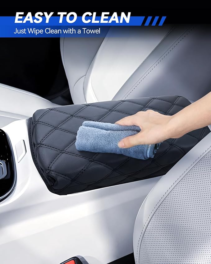 Armrest Cover for 2022-2025 Hyundai Tucson Accessories Center Console Middle Lid Pad Protector for Car Elbow Rest