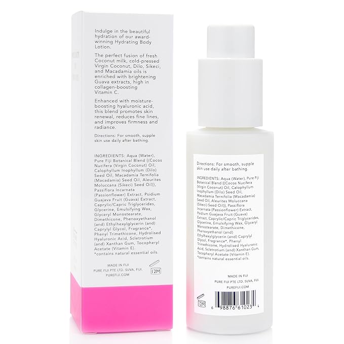 PURE FIJI Hydrating Body Lotion Travel Size, Guava (3oz/90ml)