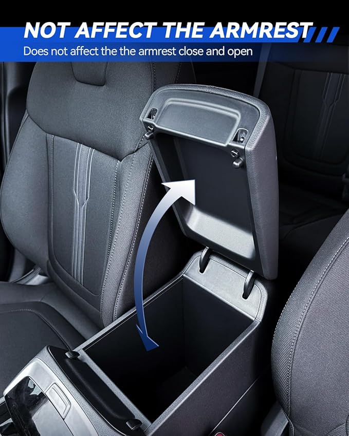 Armrest Cover for 2022-2025 Hyundai Tucson Accessories Center Console Middle Lid Pad Protector for Car Elbow Rest
