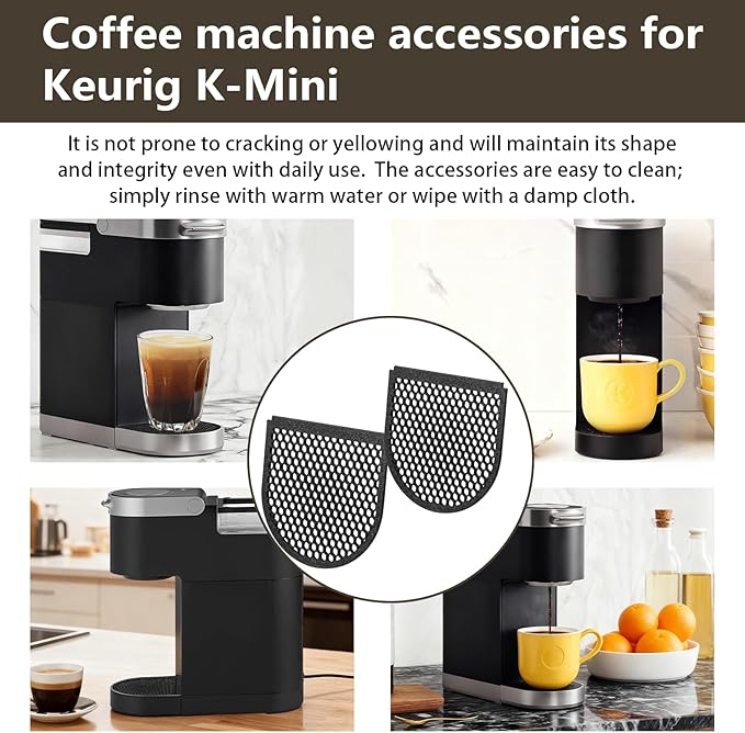 For Keurig Mini, Drip Tray Cover, Fit Snap-On Replacement Part, for Keurig Accessories for K-Mini Coffee Maker(Two-Piece)