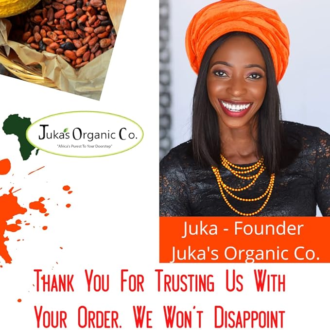 Cacao Powder By Juka's Organic Co. (Non-GMO, Gluten-Free, Unrefined, Authentic, All Natural From West Africa) 16oz (16)