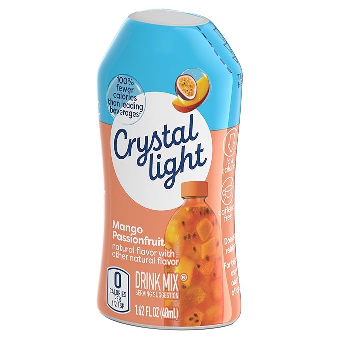 Crystal Light Liquid Drink Mix Mango Passionfruit Flavor 1.62 Oz (Pack of 6) by Crystal Light