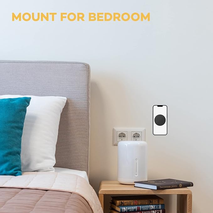 Wall Mount for Magsafe Magnetic Phone Mount, Compatible with iPhone 16/15/14/13, Rubidium Magnet for Stable Attraction, Easy One-Handed Use, Multipurpose Use
