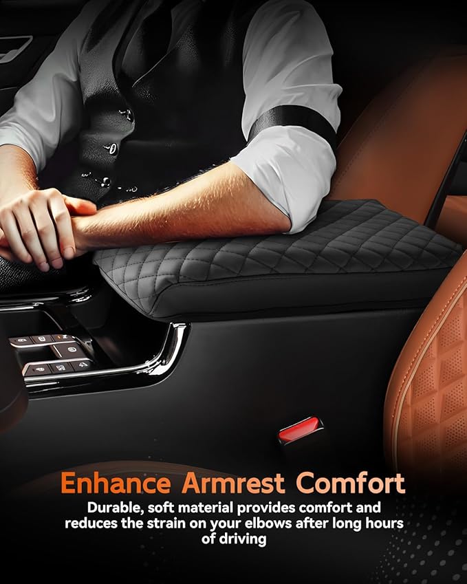 CDEFG for Kia Sorento MQ4 2021-2025 2026 Center Console Cover Armrest Box Cover for Sorento (LX, S, EX, SX,SX Prestige) Accessories Console Arm Rest Protector