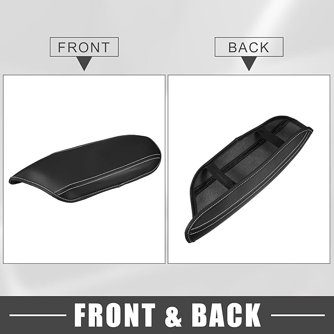 Car Center Console Pad Waterproof Armrest Seat Box Cover Protector for Toyota C-HR 2016 2017 2018 2019 2020 2021 2022 Black White