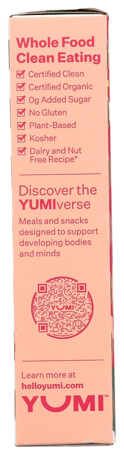 Yumi, Bars Toddler Strawberry Rhubarb Organic, 3.7 Ounce