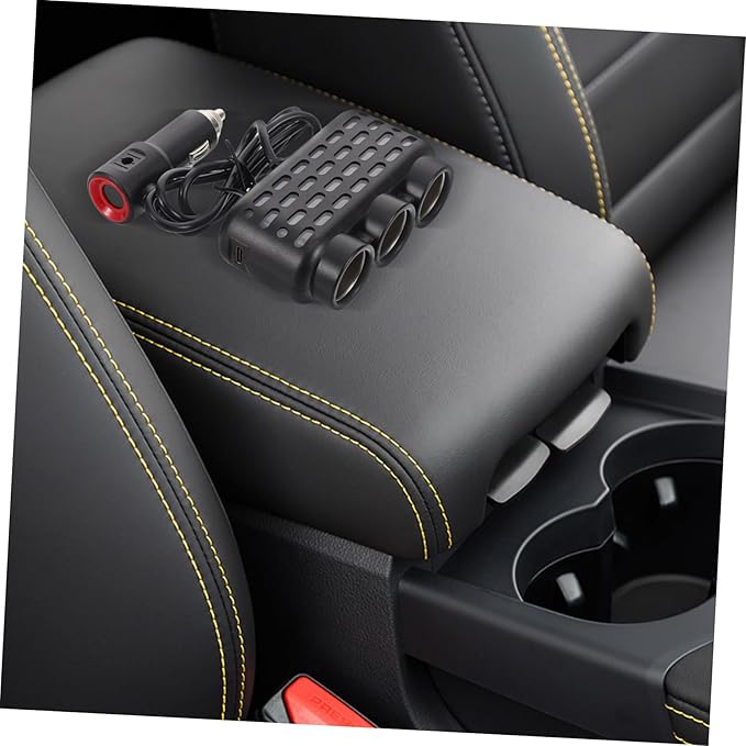 Alipis Car Charger Cars Car Adapter for Plug Outlet Car Outlet Cool Car Accessories Car Gadgets Car Accessories for Converter Car Mobile Phone Automobile Chargers Metal Black