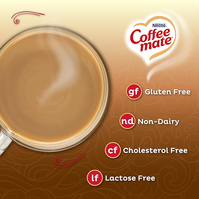 Nestle Coffee Mate Coffee Creamer Original, Jar, Diet type - Kosher, Gluten Free, Pack of 12 (16 Ounce) (11000443)