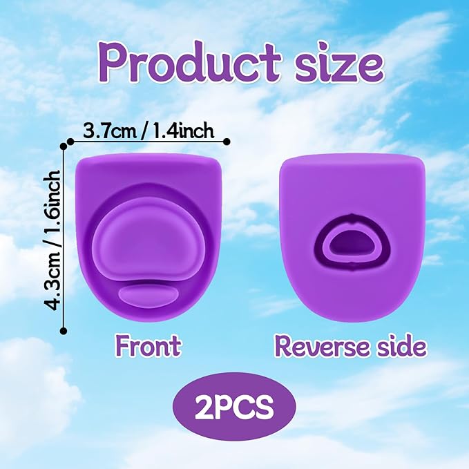 2 Pcs Replacement Rubber Seal Stopper Compatible with Owala FreeSip,Water Bottle Top Gasket Lid for Owala 16/19/24/32/40oz Bottle Mouth Cap Silicone Stoppers Parts Insert Accessories 2PB-2
