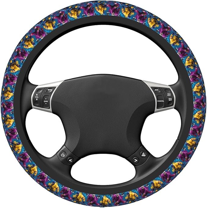 Car Steering Wheel Cover 15 Inch Leather Breathable Universal Auto Steering Wheel Protector Fit Auto Suvs Van Truck - Play Hockey 2