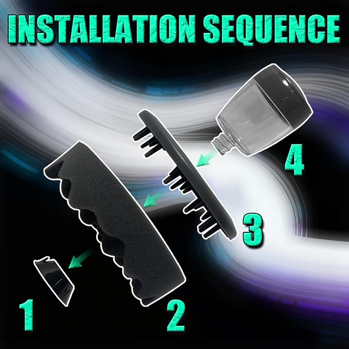 Flow Tire Shine Applicator,Reusable Car & Truck Tire Dressing Applicator,Works with All Tire Shine & Gels,Professional Car Detailing Tool