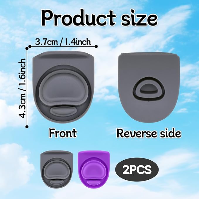 2pcs Replacement Rubber Stopper Seal Compatible with Owala FreeSip 24oz 32oz,Water Bottle Lid Insert Cap Silicone Seal Parts for Owala 16/19/24/32/40oz Spout Gasket Mouthpiece Accessories ZS7