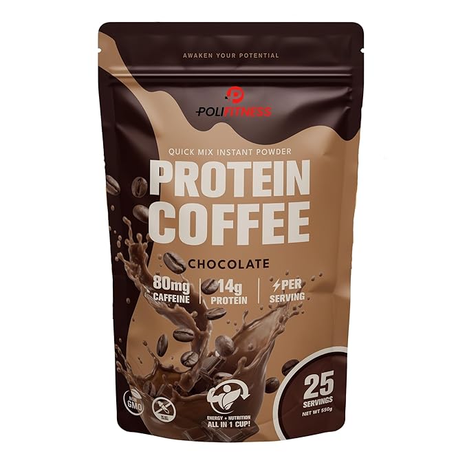 COFIT Coffee with Protein, Protein Powder Energy Drink - Instant Coffee Blend with Added Protein for Enhanced Focus & Stamina - 19 oz