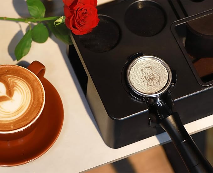 MEION Aluminium Alloy 54mm Bottomless Portafilter Compatible with Breville Barista Express Machines, Sage, Barista Pro, BES870XL, BES880, Espresso Portafilter with 18g Filter Basket & Puck Screen