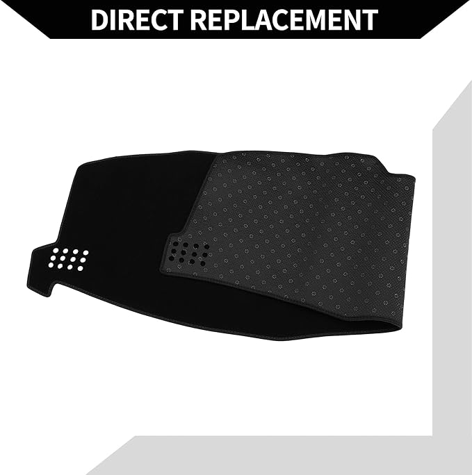 Dash Cover for Toyota Avalon Limited/XL/XLS 2005-2010 / Center Console Dashboard Cover/Non-Slip Polyester Silicone 59.84"x18.31" / 1Pcs Black