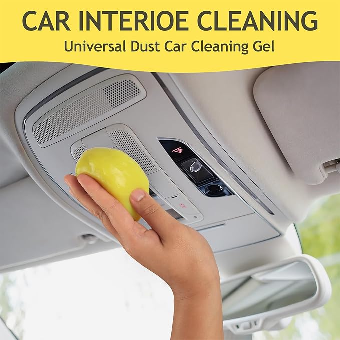 Car Cleaning Gel for Car Cleaning Putty Car Putty Car Interior Cleaner Auto Detail Tools Car Cleaning Slime Car Accessories White Elephant Gifts for Men Women Adults Stocking Stuffers 2 Pack