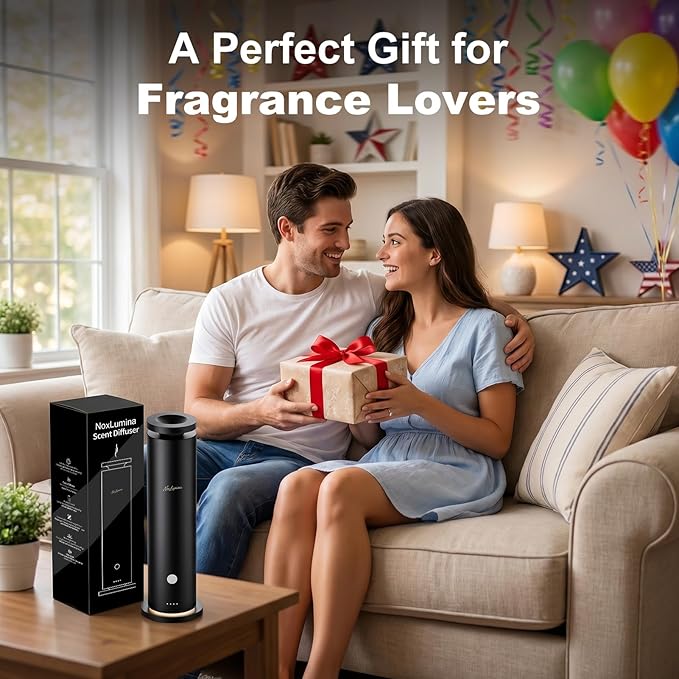 Waterless Diffuser Pro with 5 Scent Oils, Luxury Hotel-Class Essential Oil Diffuser Aromatherapy Machine with 1500 Sq Ft Cover, 6 Mist, 4.06Oz Air Diffusers for Home Large Room Hotel SPA