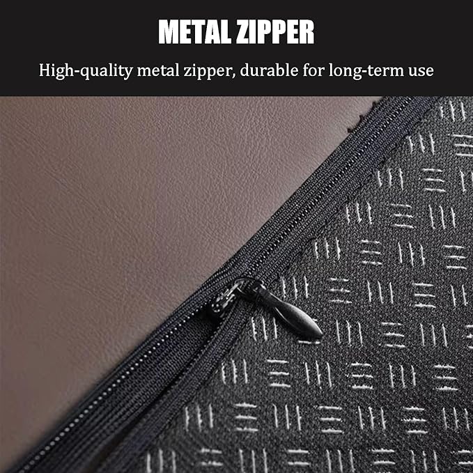 Car Armrest Cover Pad for Land Rover Range Rover (Evoque, Sport, Velar)MG HS 2023 2022 Premium Leather Center Console Armrest Cushion Pad Anti-Scratch Waterproof Auto Interior Accessories Light Brown