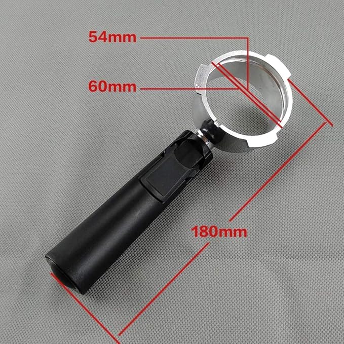 51mm Bottomless Portafilter Compatible with CASABREWS CM5418, 3700Essential and 5418Pro | 51mm Portafilter 3 Ears Fits for Gevi/Yabano (Filter Basket Included)