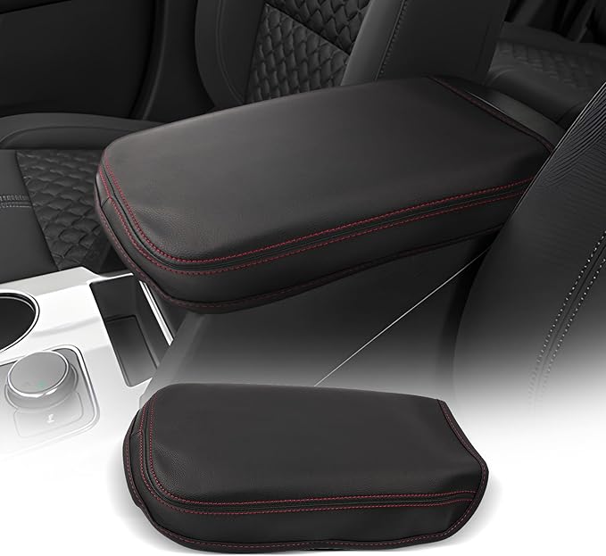 CDEFG for Chevrolet Blazer 2019-2025 2026 Center Console Cover Armrest Box Cover for Chevy Blazer (2LT, 3LT, Premier, RS) Accessories Console Arm Rest Protector