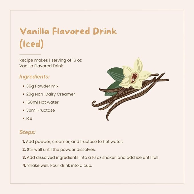 Bossen Bubble Tea Powder Mix (Vanilla)