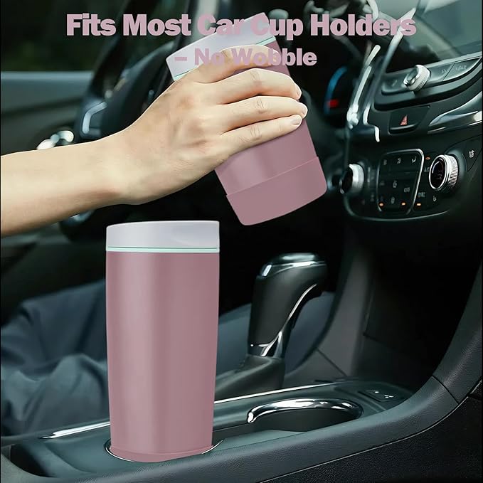 2pcs Silicone Boot for Owala SmoothSip Slider Coffee Tumbler 20oz 12oz, Anti-Slip Sleeve for Travel Coffee Mug, Protective Accessories for Owala BPA Free (Plum Perfect)