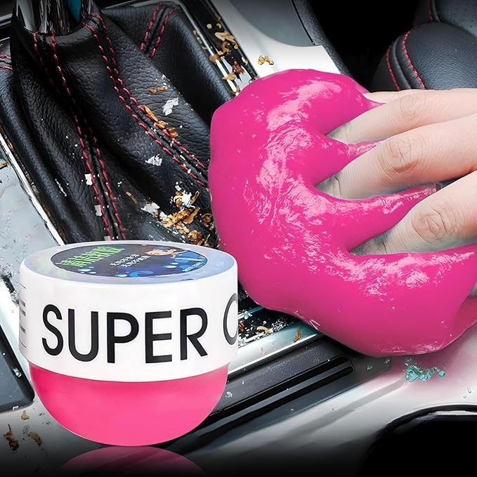 Car Cleaning Gel - Car Cleaning Putty, Dust Cleaning Car Vent Detailing Putty,Reusable Detailing Tool Vehicle Accessories Wipes for Printers Tablet Electronics Cameras