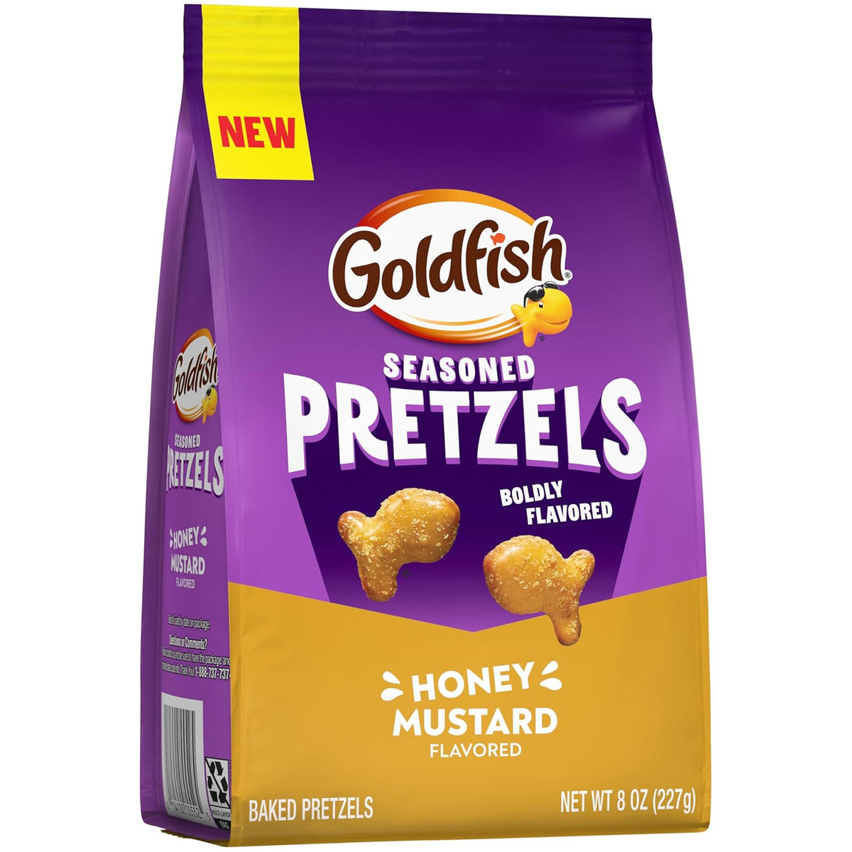 Goldfish Honey Mustard Seasoned Pretzels, 8 Ounce Bag