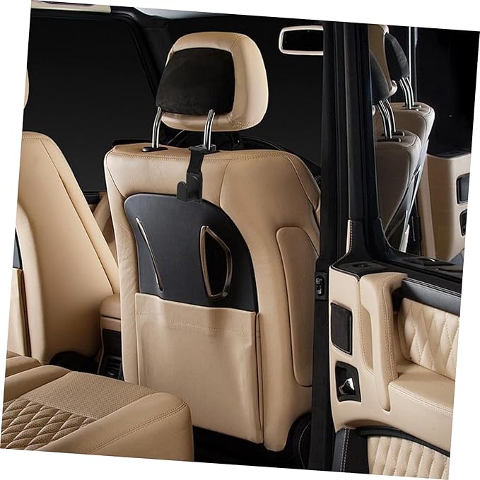 Cabilock Car Back Seat Hook Car Purse Holder Organizer Easy to Install Headrest Hooks for Extra Storage for Bags and Essentials
