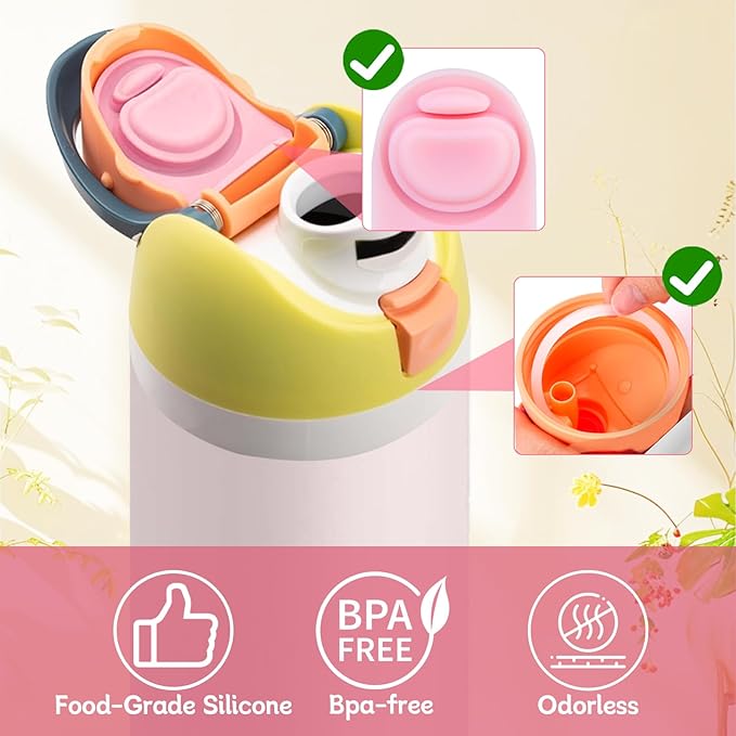 3 Sets Replacement Seal O Ring Gasket Stoppers for Owala Freesip Cap Mouth,Sealing Silicone Parts Water Bottle Top Lid Accessories for Owala Freesip 16/19/24/32/40oz