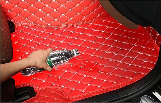 Custome Car Mats Accessories All Weather Floor mats Compatible with Automotive Floor Mats Passenger car mats (Black)