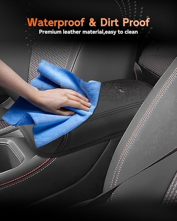 CDEFG for 2025 2026 Nissan Kicks Center Console Cover Armrest Box Cover for Kicks (S, SV, SR) 2025+ Accessories Console Arm Rest Protector