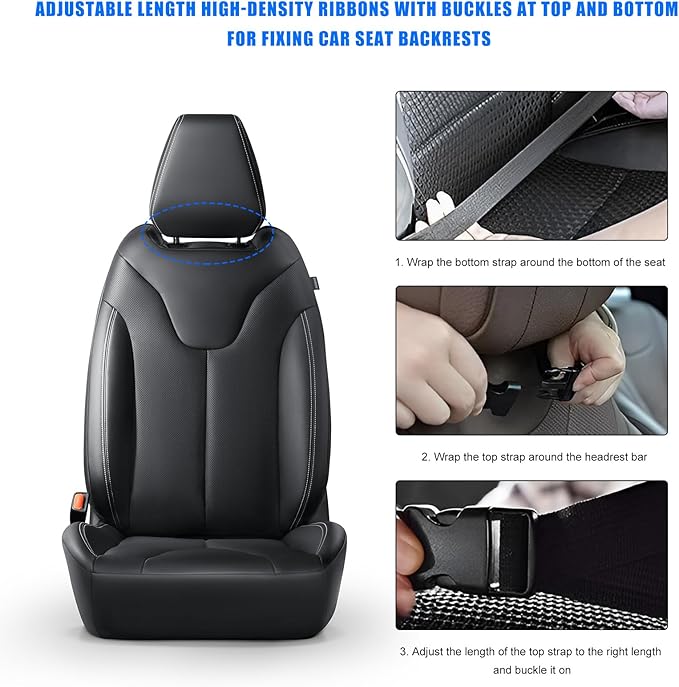 2 PCS Back Seat Cover for Kids, Car Kick Mat Seat Protector with 2 Storage Pockets, Premium Water Resistant Backseat Kick Mats Protect Vehicle from Dirt, Mud, Scratches