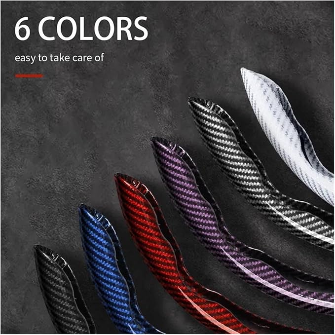 1/2PCS Laser Perforated Steering Wheel Cover, Microfiber Leather and Silicone Non-Slip Grip(1pcs Purple)